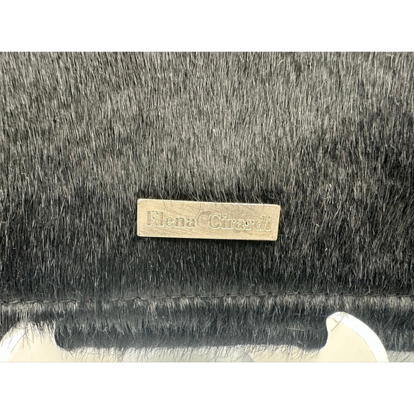 Elena Girardi Handbags - Vintage 00’s Elena Girardi | Handmade in Italy | Black Calf Hair Crossbody Bag |
